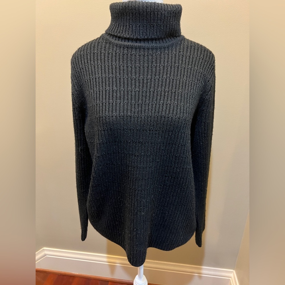 Easy Spirit Black Turtleneck Sweater